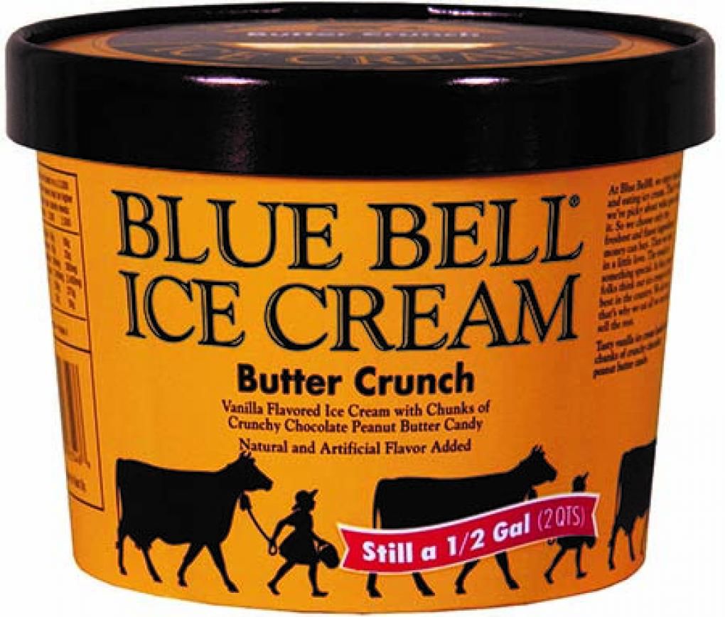 Blue Bell Butter Crunch recall1